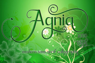 Agnia: The Elegant Script Handwritten Font for Branding
