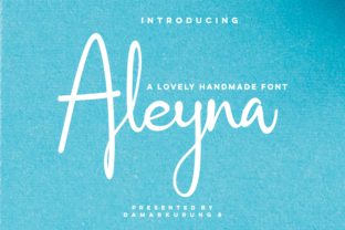 Aleyna: The Perfect Script Handwritten Font for Makers