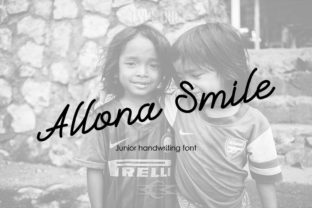 Allona Smile: The Perfect Handwritten Font for Crafters