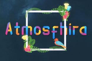 Atmosfhira: A Playful Color Font for Modern Editorial Design