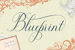 Blueprint: A Gorgeous Calligraphy Font for Editorial Elegance