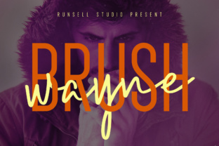Brush Wayne Duo: A Modern Script Font for Editorial Design