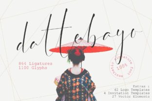 Dattebayo: A Luxurious Script Font for Elegant Branding