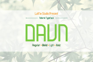 Daun Family Font: Playful Sans Serif for Makers