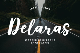 Delaras Script Font for Bold Handmade Branding