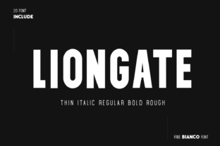 Designing Bold Brands with Liongate Condensed Sans Serif