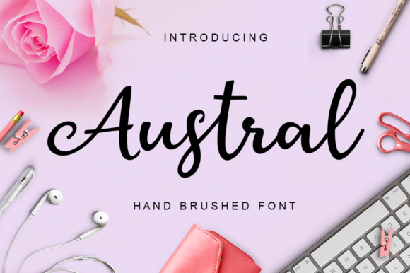 Designing with Austral: A Modern Script Font for Branding