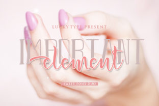 Designing with Important Element: A Thin Script for Elegant Layouts