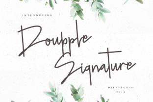 Doupple Font Review: An Elegant Signature Typeface for Branding
