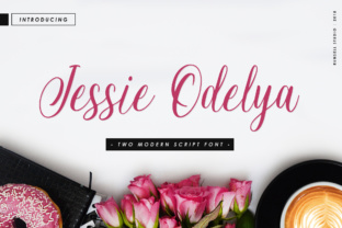 Elevate Editorial Design with Jessie Odelya Script Fonts