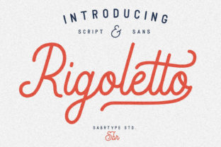 Elevate Editorial Design with Rigoletto Script Font