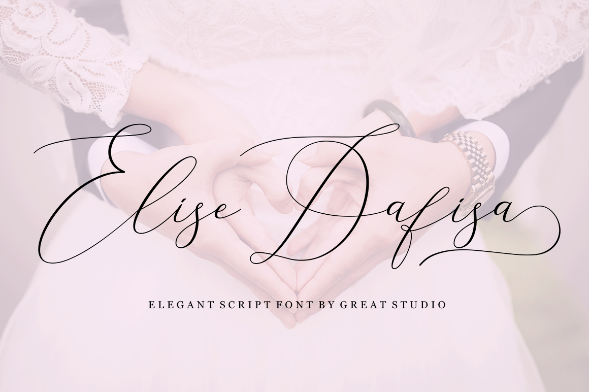 Elise Dafisa Script: A Modern Calligraphy Font for Elegant Branding