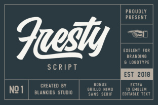 Fresty: The Modern Script Font for Elegant Branding