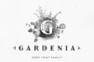 Gardenia Font: Elevate Your Editorial Design with Floral Serifs