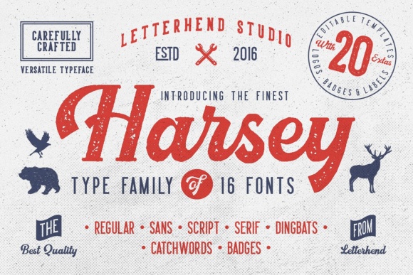 Harsey: The Versatile Script Handwritten Font for Marketers