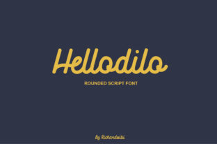 Hellodilo: The Rounded Script Font for Makers
