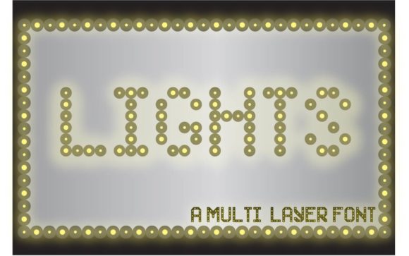 Lights Font: A Decorative Typeface for Bold Branding