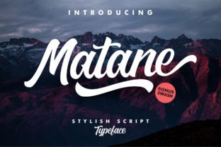 Matane: A Dynamic Script Handwritten Font for Campaigns