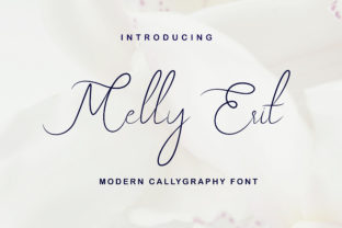 Melly Eret: A Modern Script Handwritten Font for Makers