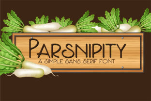 Parsnipity: A Distinctive Sans Serif Font for Branding