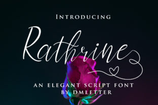 Rathrine Font: Elegant Script for Branding & Logos