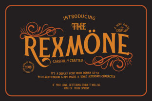 Rexmone: A Bold Serif Font for Editorial Impact