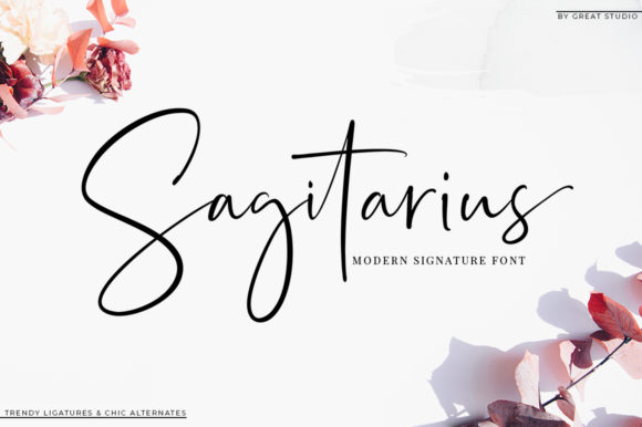 Sagitarius: The Elegant Script Font for Makers