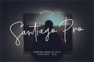 Santiago Pro: A Modern Script Font for Web Design