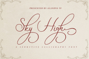 Sky High Script Font for Elegant Crafts and Branding