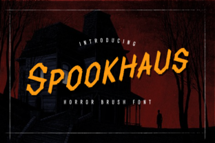 Spookhaus: The Horror Brush Font for Viral Campaigns