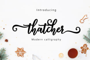 Thatcher Script: A Whimsical Typeface for Makers