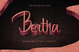 Using Bertha Script Font for Elegant Branding Projects