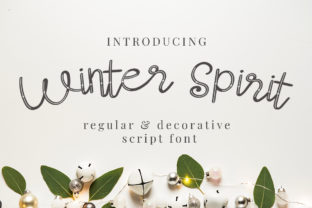 Winter Spirit: The Elegant Script Font for Small Business Branding